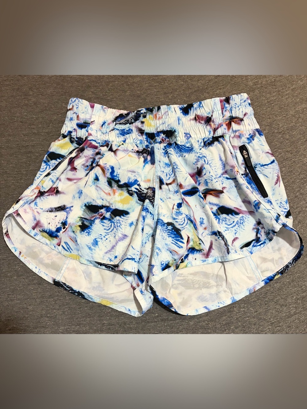Lululemon Hottie Hot High-Rise Lined Shorts in Exposure Crystallize Multi